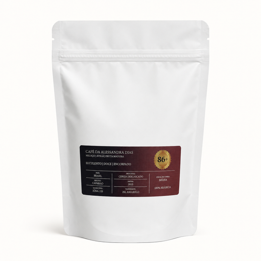 Café da Alessandra Dias Cereja Real 250g — embalagem frente