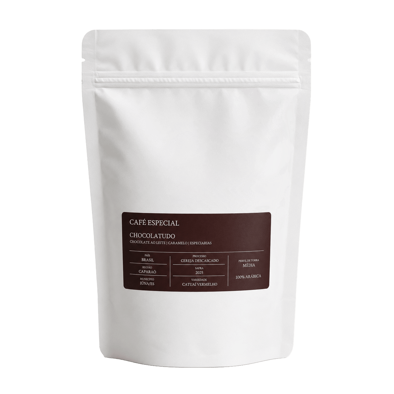 Café CHOCOLATUDO Cereja Real 250g — embalagem frente