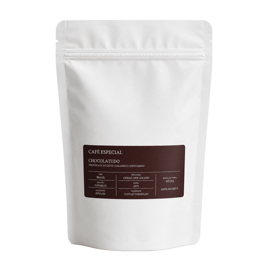 Café CHOCOLATUDO Cereja Real 250g — embalagem frente