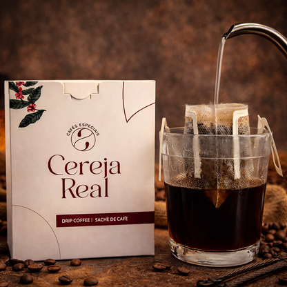 Drip Coffee Cereja Real — caixa com 10 sachês