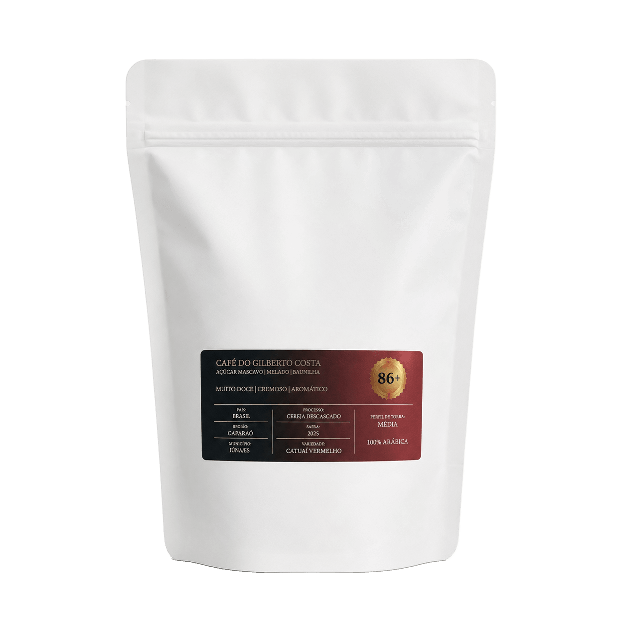 Café do Gilberto Costa Cereja Real 250g — embalagem frente